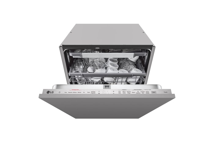 Foto frontale della lavastoviglie LG DB365TXS